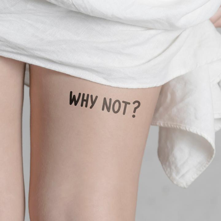 Image du produit minink Tatouage temporaire - WHY NOT?