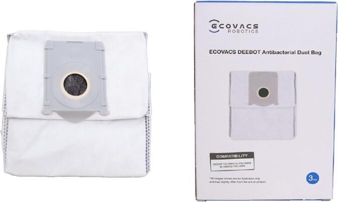 Produktbild Ecovacs Antibakterieller Staubbeutel für DEEBOT X8 / T50 / T50 Max Family (3 x)