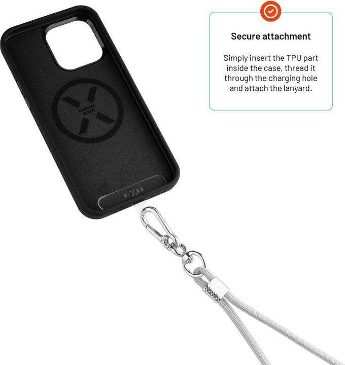 Image du produit Fixed Lanyard universel pour téléphone portable, gris