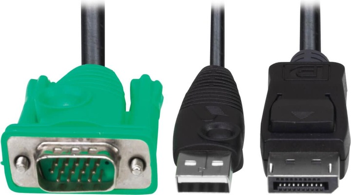 Produktbild Eaton VGA to DisplayPort and USB-A Adapter Cable Kit for Tripp Lite B020-U and B022-U KVM
