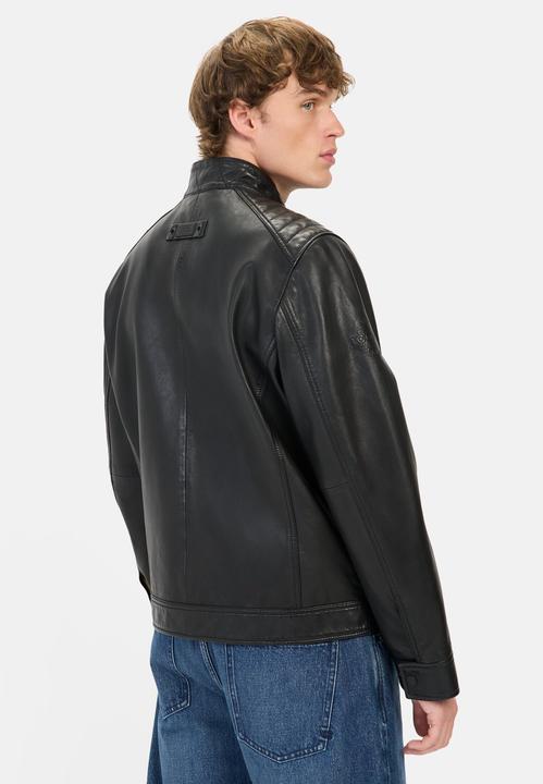 Produktbild Camel Active Lederjacke mit Reissverschlusstaschen (56)