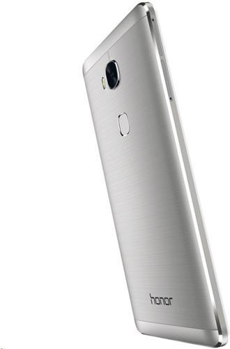 Actual product image Honor 5x (16 GB, Silver, 5.50", Hybrid Dual SIM, 13 Mpx, 4G)
