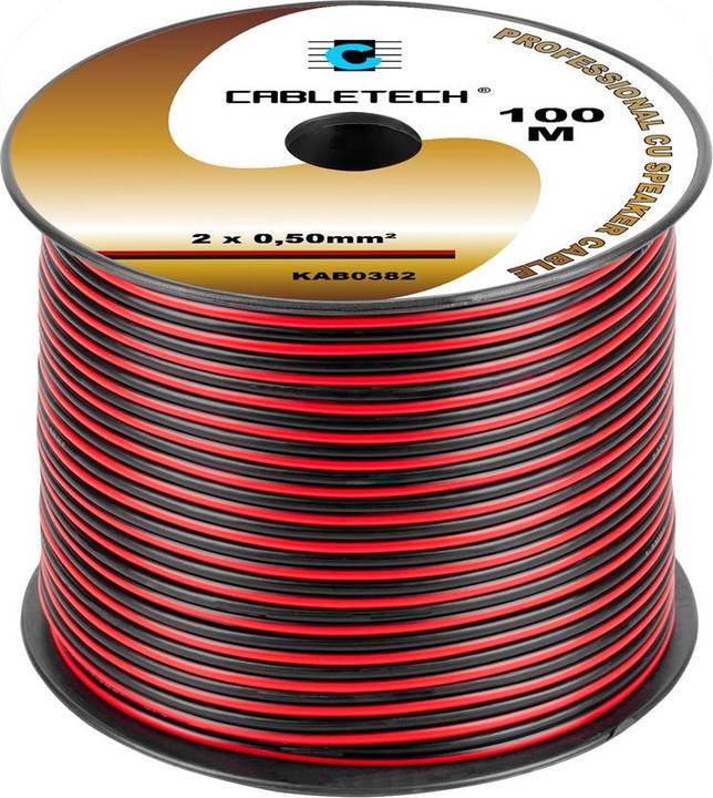 Productafbeelding Cabletech Luidsprekerkabel 0,5 mm 100 m (0.12 m, 1 mm²)