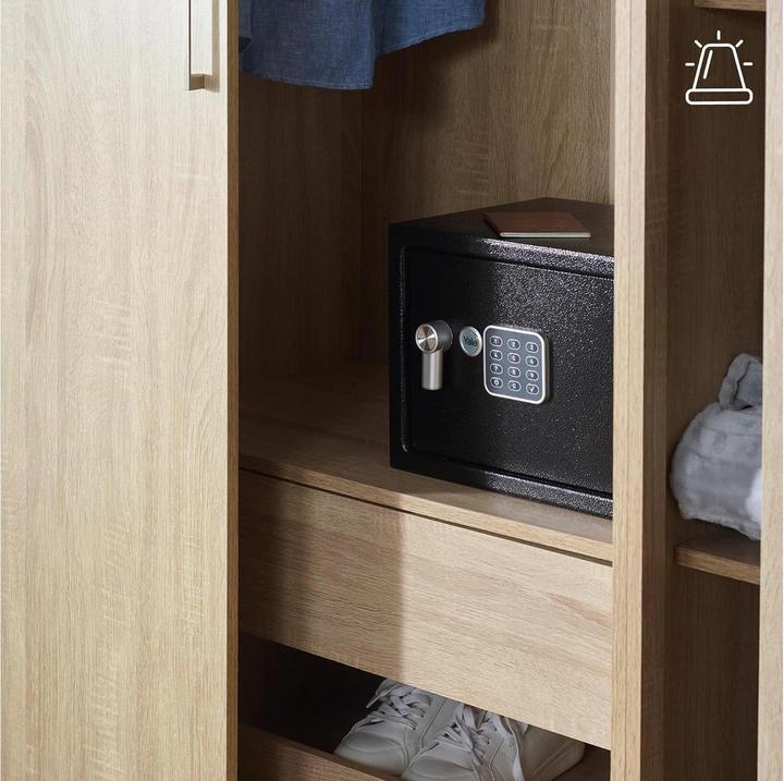 Immagine prodotto Yale Cassaforte Value Safe con allarme e tastiera M, 16,3 l (16.30 l)