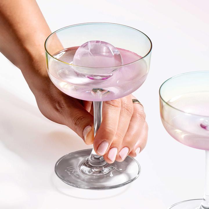 Produktbild Like. by Villeroy & Boch Like Pearl Sekt-/Champagnerschale, Set 2tlg 9x12cm (12 cl, 2 Gläser, Sektgläser)