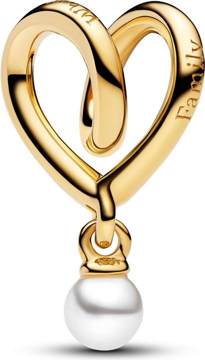 Pandora Gewickelter Herzanhänger (Vergoldet, Metall)