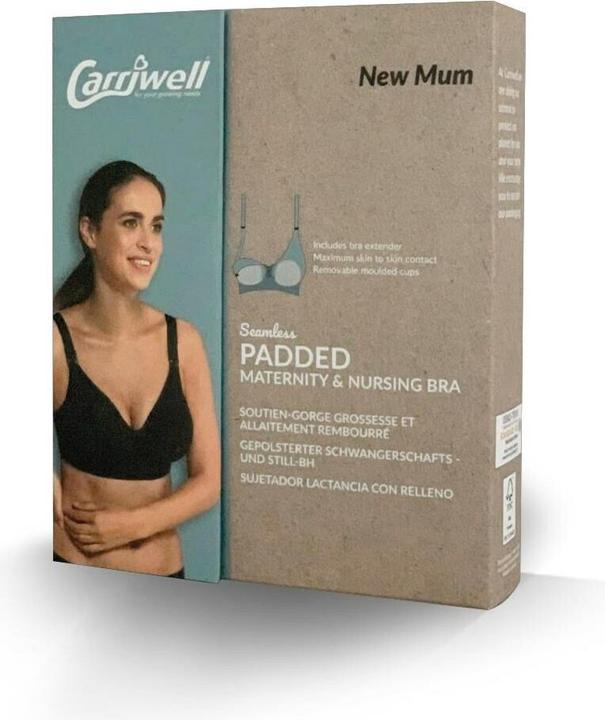 Actual product image Carriwell Padded pregnancy and nursing bra (L)