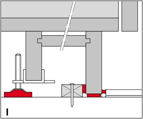 Immagine prodotto Stauffer Isolamento acustico supporto regolabile per zoccolo (50 pz.)
