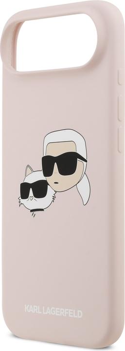 Actual product image Karl Lagerfeld Hülle Liquid aus Silikon mit Karl- und Choupette-Design, kompatibel mit MagSafe (Apple iPhone Air)