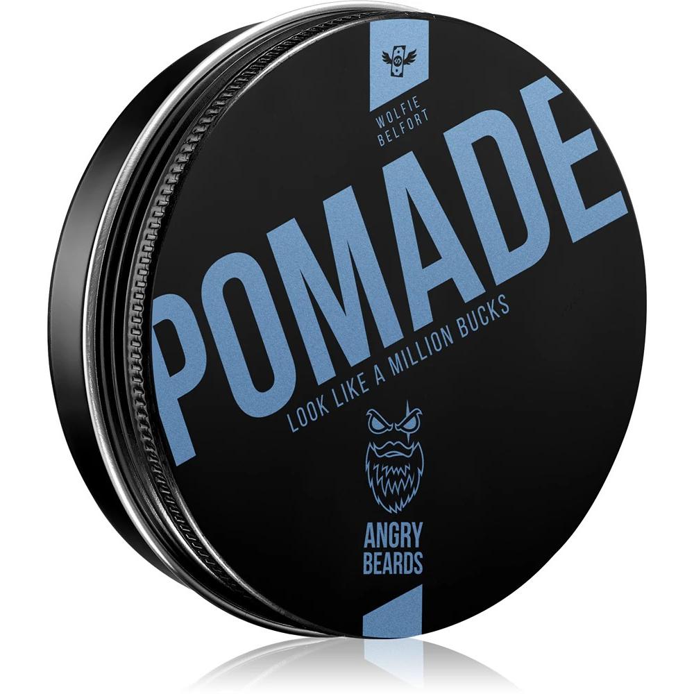 Angry Beards Uomo Gel Per Capelli, Wolfie Belfort Hair Pomade (Pomata, 100 G)