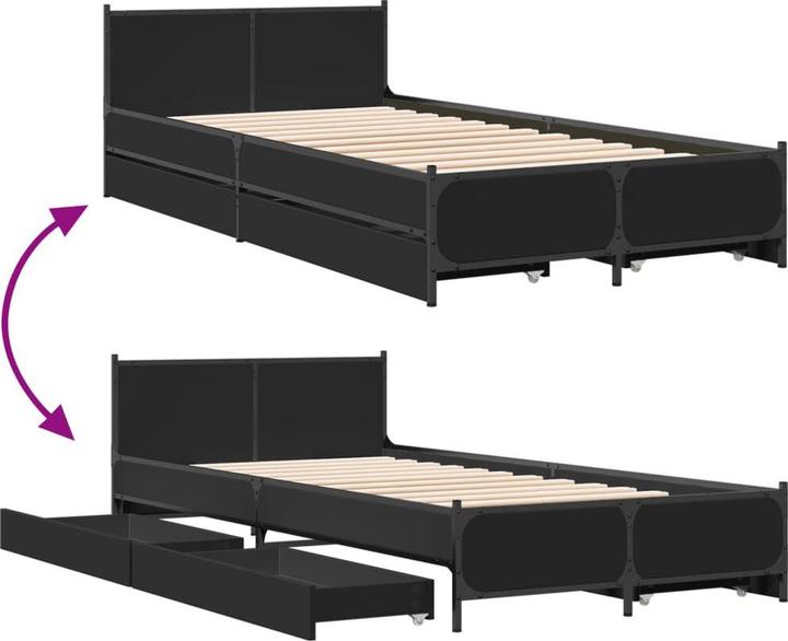 Image du produit vidaXL Bettgestell (75 x 190 cm)