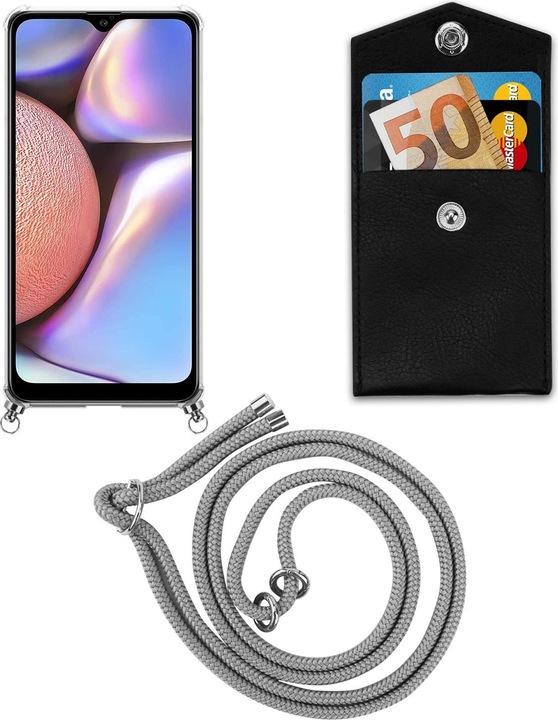 Produktbild Cadorabo TPU Handy Kette SILBER Cover