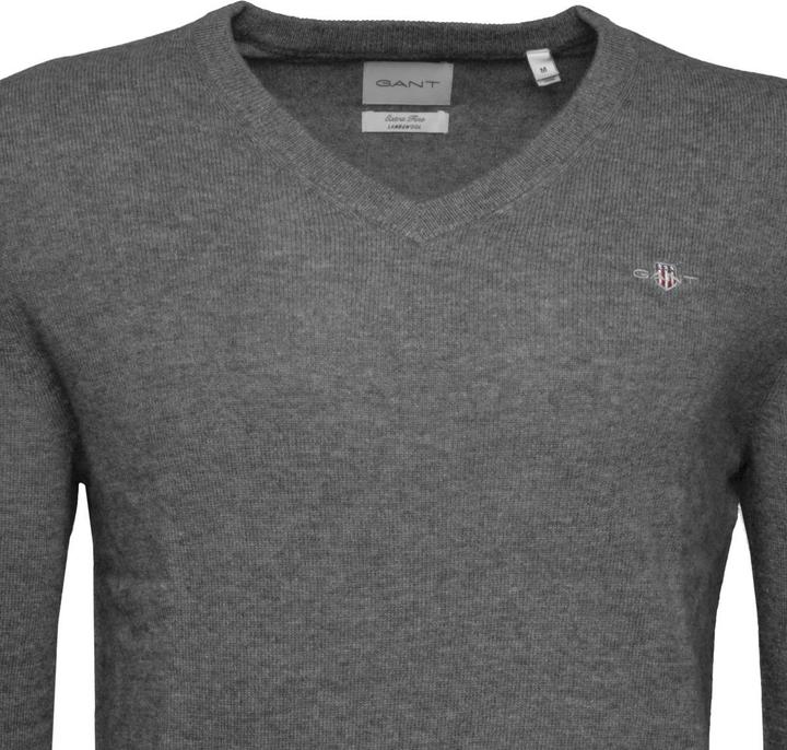 Actual product image GANT Extrafine Lambswool V-Neck - 68159 (XXL)