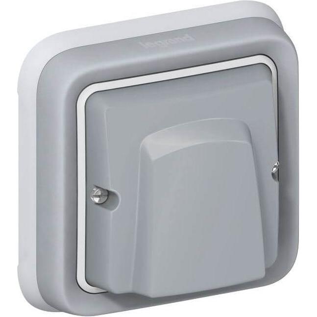 Legrand Plexo55 Modular Kabelauslass für Kabeldurchmesser von 5-13 mm. grau 069848, Taster + Schalter, Grau