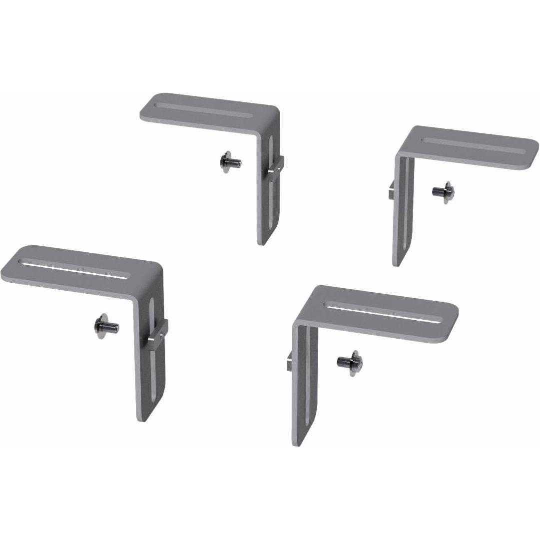 Kindermann Halterung (Packung mit 4), Beamer Halterung, Silber