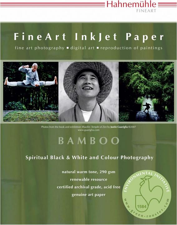 Actual product image Hahnemühle Bamboo natural white 43.2 cm x 12 m, 290 g (290 g/m²)