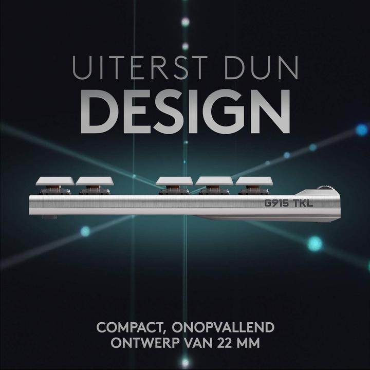 Actual product image Logitech G G915 TKL LIGHTSPEED (Eng. Int., Wireless)