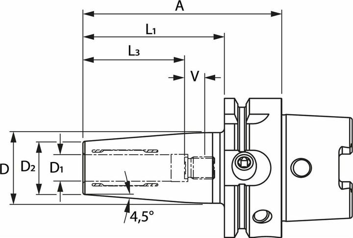Image du produit Hydrodehnspannfutter slim Master Chuck 8 mm