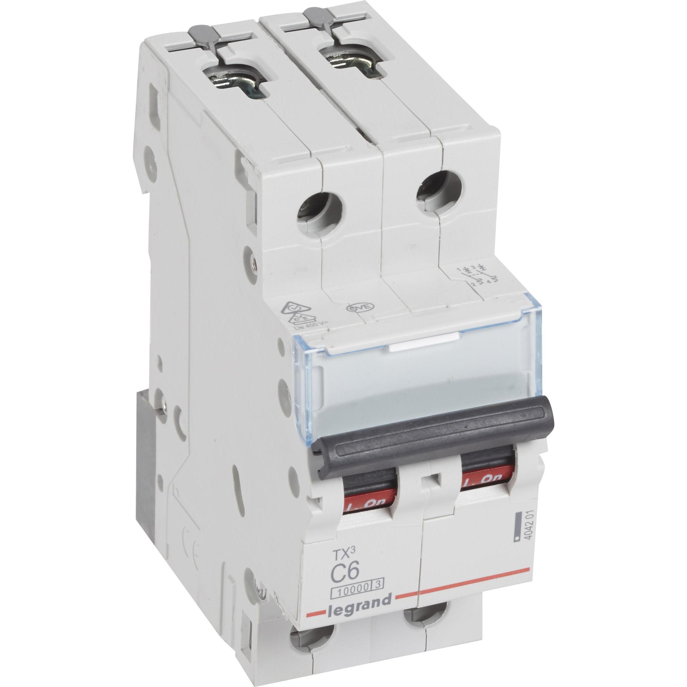 Legrand, Schutzschalter, TX3 Leitungsschutzschalter C-Charakteristik
