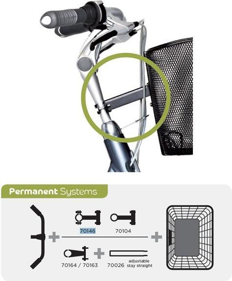 Produktbild Basil Permanent-Sytem II EC Vorbauhalter