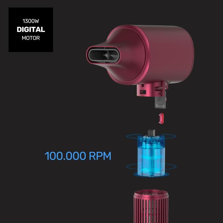 Produktbild Taurus Föhn Granatrot 2400 W (2400 W)