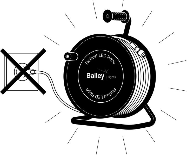 Produktbild Bailey 145829 (Weiss, 2500 cm, Outdoor)