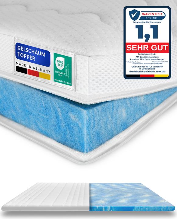 Immagine prodotto AM Qualitätsmatratzen Premium Plus (200 x 200 cm)