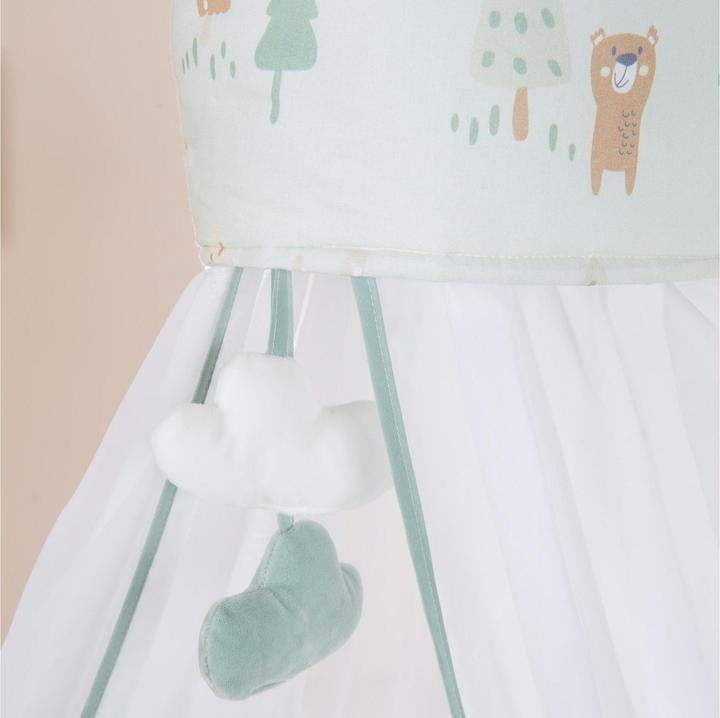 Produktbild Roba Kinderbettgarnitur 4-teilig Woodland Buddies (100 x 135 cm, 40 x 60 cm)