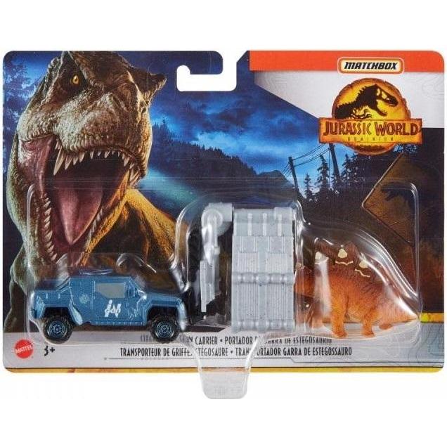 Mattel Matchbox Jurassic World Transporter mit Stegosaurus