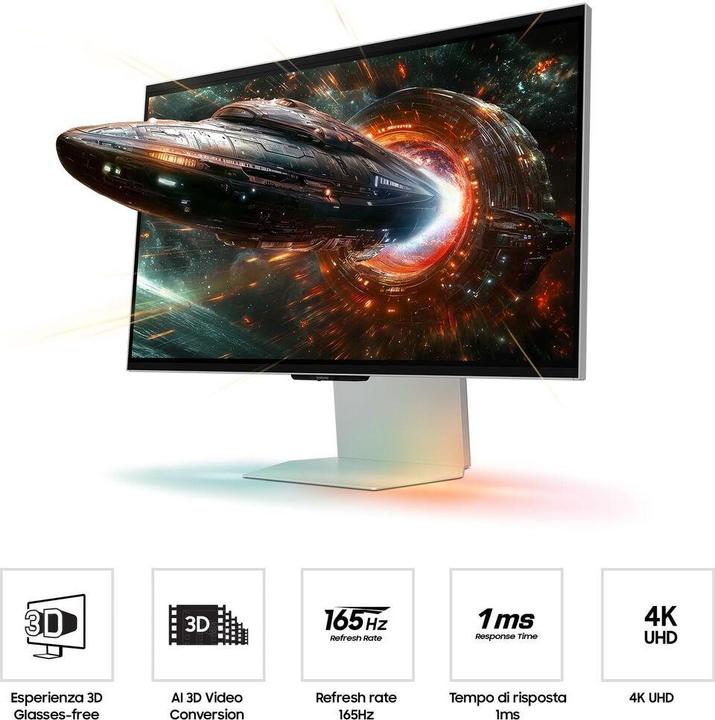 Actual product image Samsung Odyssey 3D - G90XF (3840 x 2160 Pixels, 27")