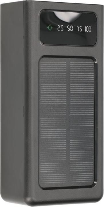 Actual product image Extralink EPB-093 30000mAh Czarny | Powerbank | Solar Power bank, USB-C (30000 mAh, 10 W, 111 Wh)