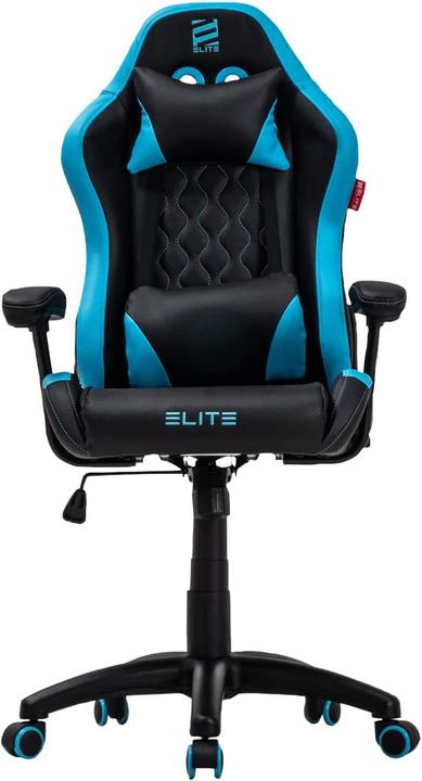 Image du produit Elite Chaise de jeu, noir-bleu