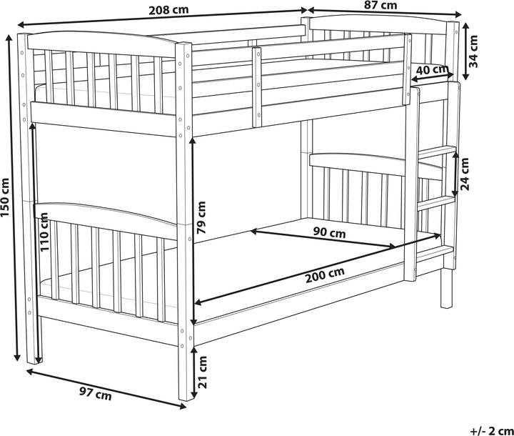 Actual product image Beliani Albon (90x200)