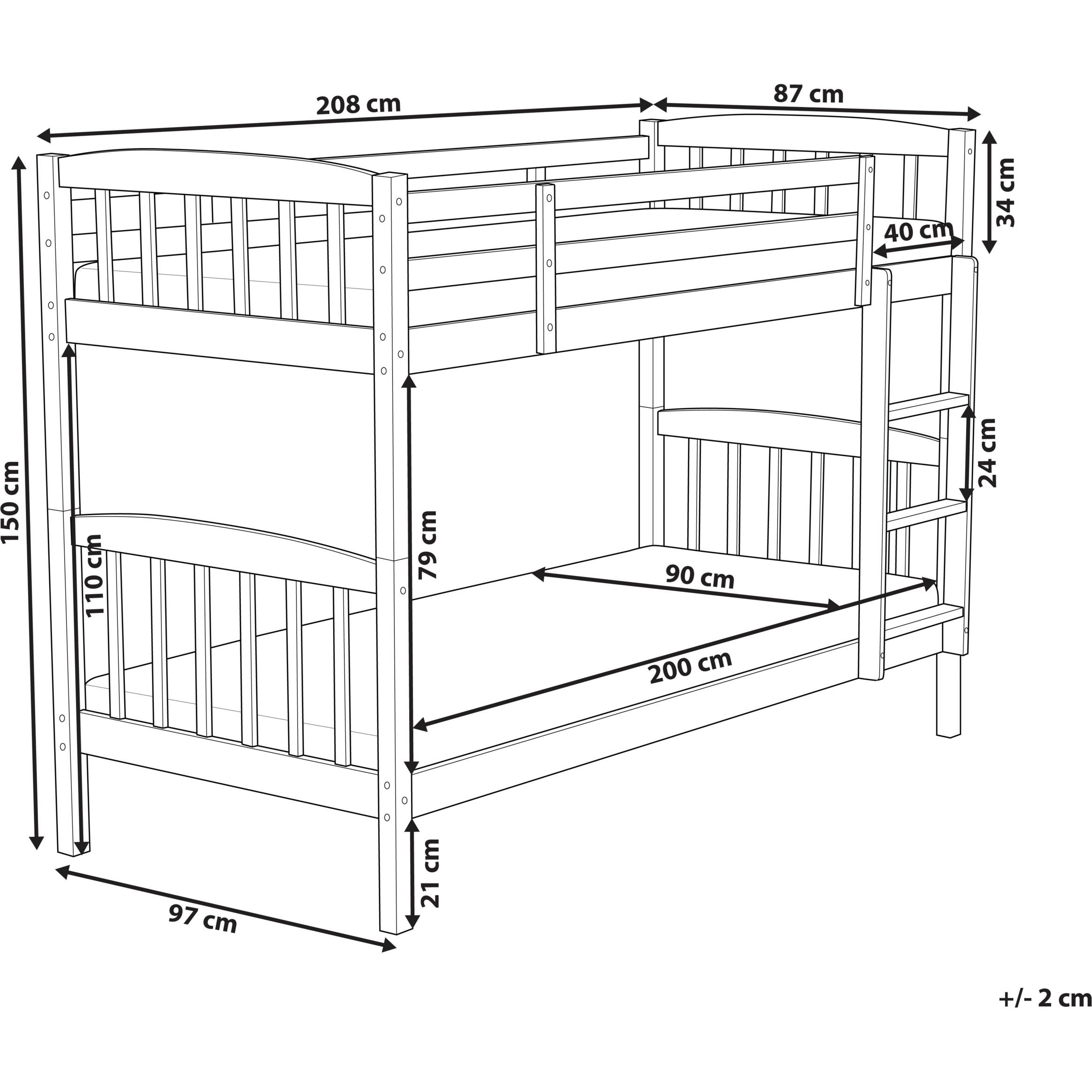 Thumbnail - Beliani, Kinderbett, Albon (90 x 200 cm)