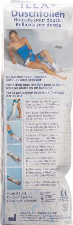 Actual product image Illa Shower protective film 110x40cm leg (Showers / Bathing)