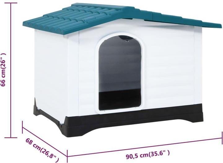 Produktbild vidaXL Joelie (Hundehütte)