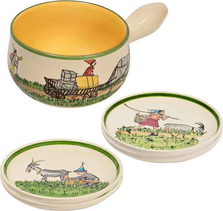 Kuhn Rikon Käsefondue Set Alpaufzug (Käsefondue)