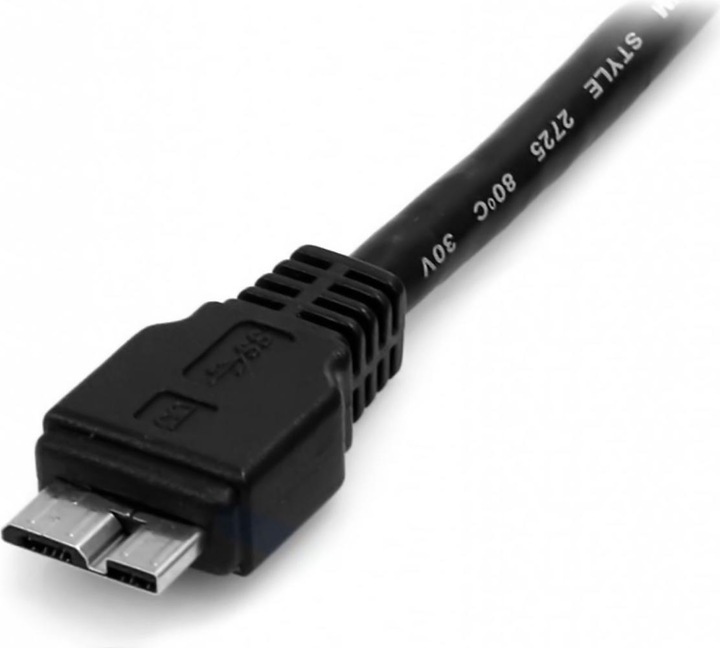 Image du produit StarTech Câble USB 3.0 A vers Micro B de 0,5m - Noir - Câble de connexion SuperSpeed USB 3.0 de 50cm -... (0.50 m, USB 3.2 Gen 1)