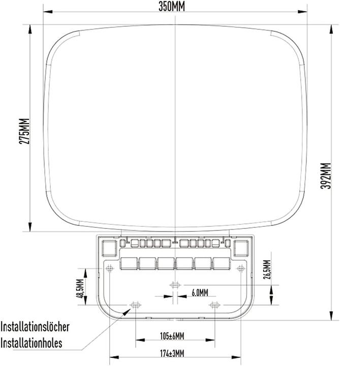 Immagine prodotto Aqua Bagno Sedile della doccia, Duroplast nero (160 kg)