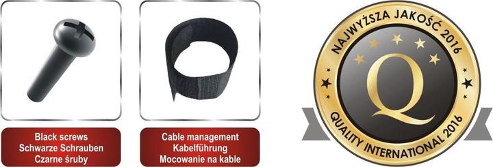 Actual product image Red Eagle Wall mount for LED TV - SOLID BLACK 30-70 (Wall, 40 kg, 30" - 70")