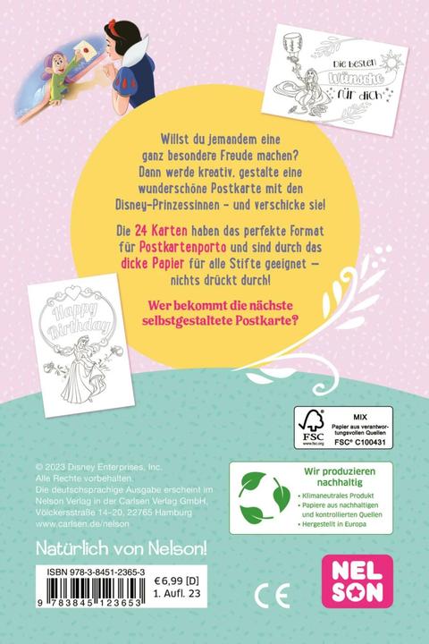 Produktbild Disney Prinzessin: Traumhafte Postkarten