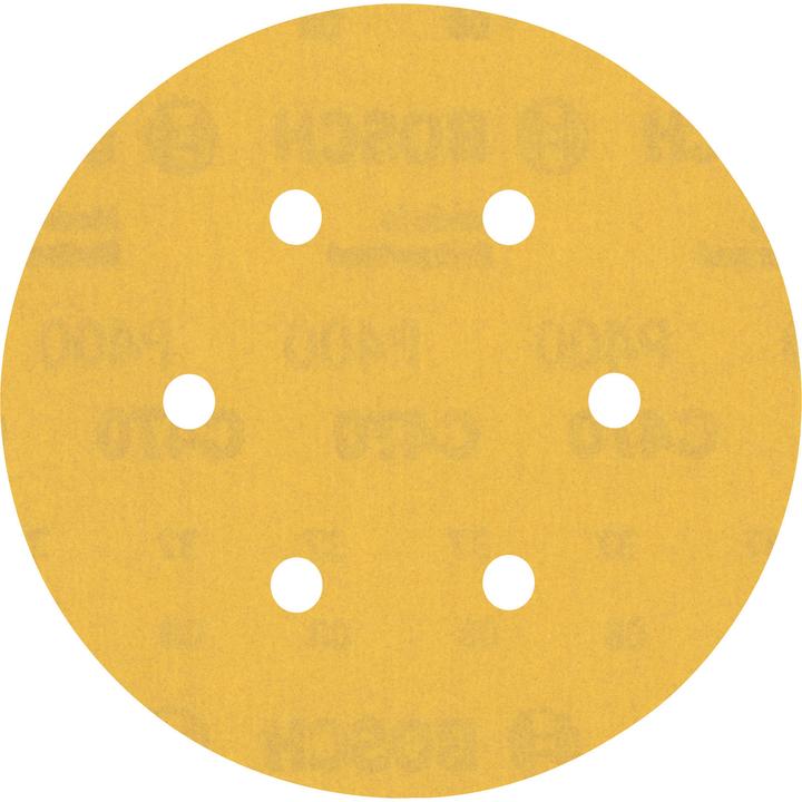 Actual product image Bosch Professional Zubehör Expert C470 Sandpaper with 6 holes for random orbital sander, 150 mm, G 400, 50 pcs. (400)