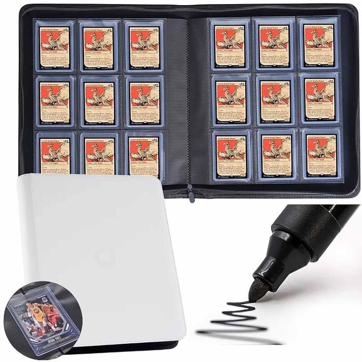 Actual product image BCW Toploader Binder Order Weiss (288 Cards)