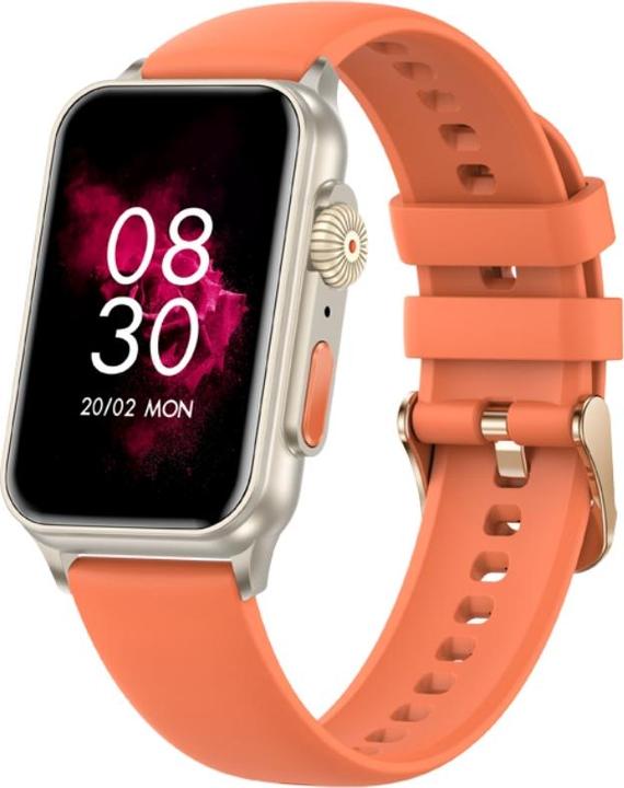 Produktbild Smartwatch SmartWatch RNCF06 pomarańczowy silikon BT Call (44 mm)