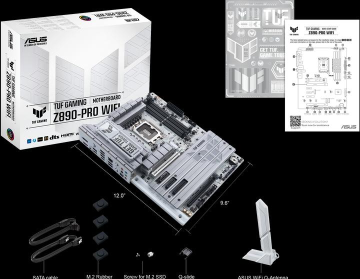 Productafbeelding ASUS TUF GAMING Z890-PRO WIFI (LGA 1851, Intel Z890, ATX)