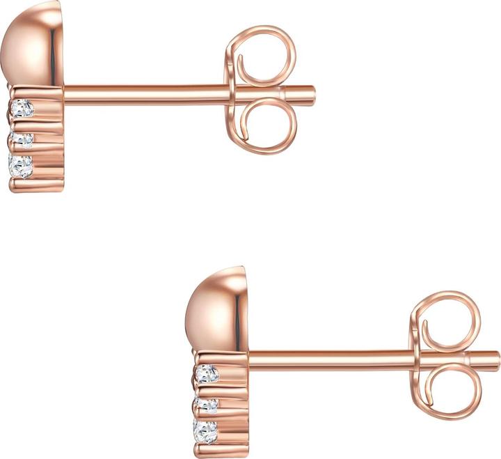 Immagine prodotto Glanzstücke München Palla da donna in argento Sterling Cubic Zirconia Oro Rosa - 31430 (Argento 925/000)