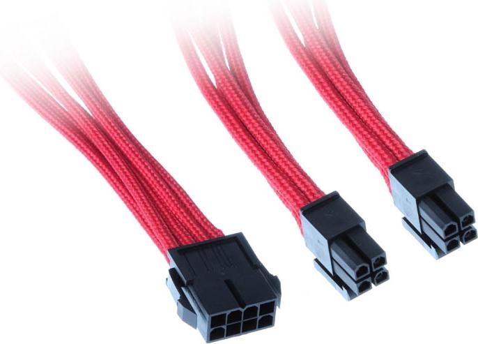 Actual product image Silverstone ATX Extension 8-8(4+4)Pin red
