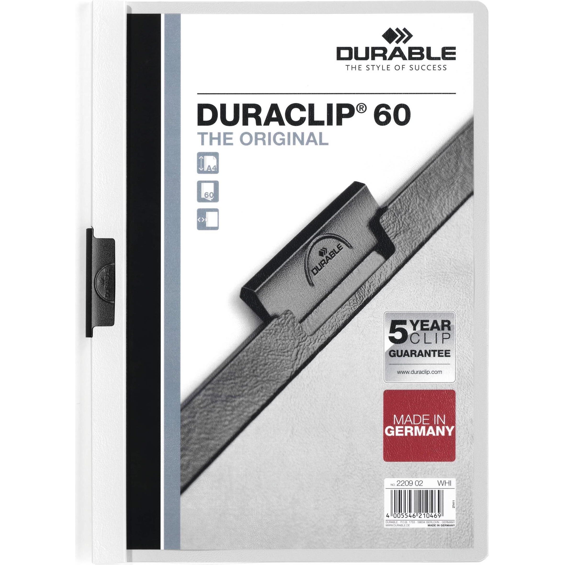 Durable, Mappe, DURACLIP 60 25 ST 220902 (A4, 25 x)