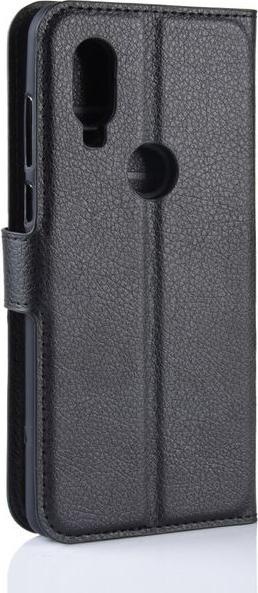 Produktbild MU Classic Litchi Leder Bookcover Series (Motorola One Vision)