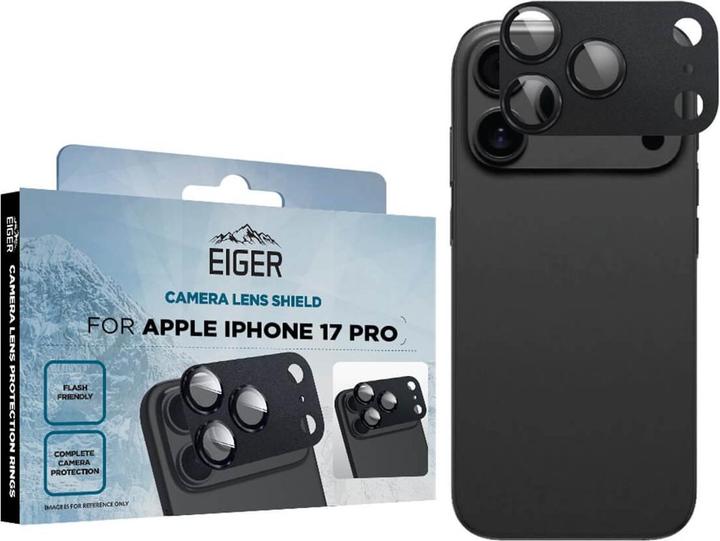 Actual product image Eiger Kameralinsen-Schutzglas Mountain Glass (1 pcs., Apple iPhone 17 Pro)